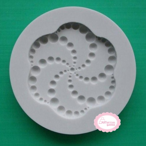 Molde Roseta Espiral